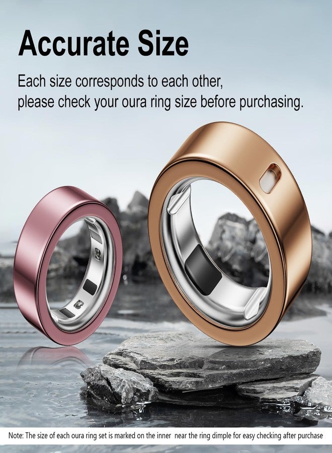 Hexasider 5 Pack Ring Cover Compatible with Oura Ring Gen 4/Oura Ring Gen 3 Horizon/Heritage, Abrasion-Resistant TPU Case for Oura Ring Protector Accessories for Oura Size 8 - Image 2