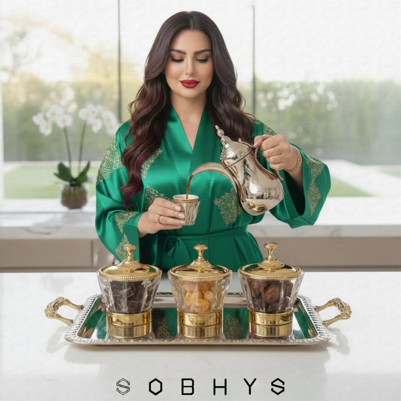 SOBHYS Luxury Crystal-Cut Acrylic Bowl – Gold-Tone Metal Lid & Base - Image 2