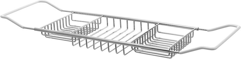 Cabilock Bathtub Tray - Stainless Steel Shower Tray, Expandable Extra Wide Bath Tub Organizer, Over The Tub Shelf Rack for Bathroom Accessories - Image 1