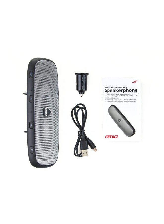 AMIO Hands-free Bluetooth Speakerphone with QC 3.0 USB charger HFB-01 - Image 2