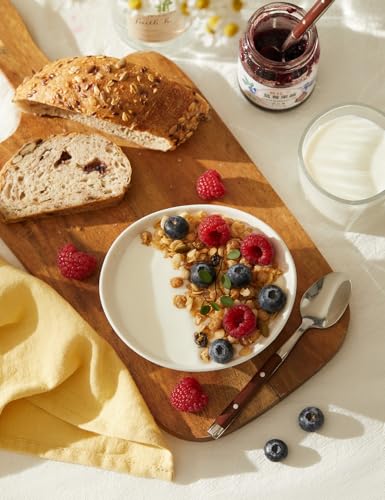 Teocera 5 Inch Porcelain Small Bowls Set, 6 Ounce small serving bowls for Dessert, Ice Cream, Snack, Dipping, Side Dishes, Microwave & Dishwasher Safe- Beige - Image 4