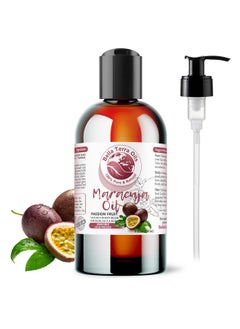 Bella Terra Oils NEW Maracuja Oil (Passion Fruit). 8oz. Cold-pressed. Unrefined. Organic. 100% Pure. Non-GMO. Hexane-free. Fights Wrinkles. Softens Hair. Natural Moisturizer. For Hair, Skin, Beard, Stretch Marks.  - Image 1