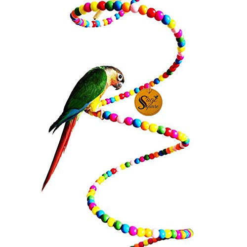 Sage Square Bird Playful Cage Accessories (Spiral - 150cm) - Image 5