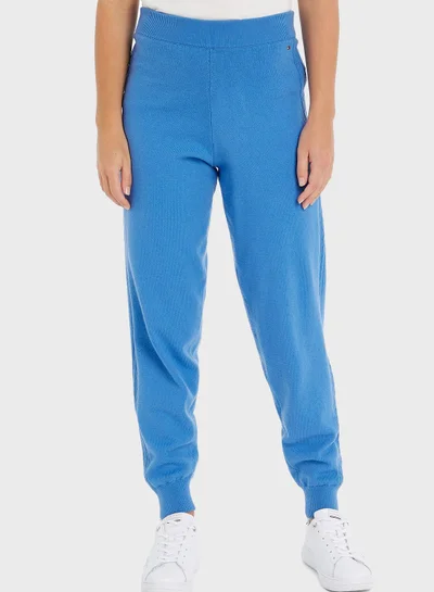 TOMMY HILFIGER High Waist Knitted Sweatpants