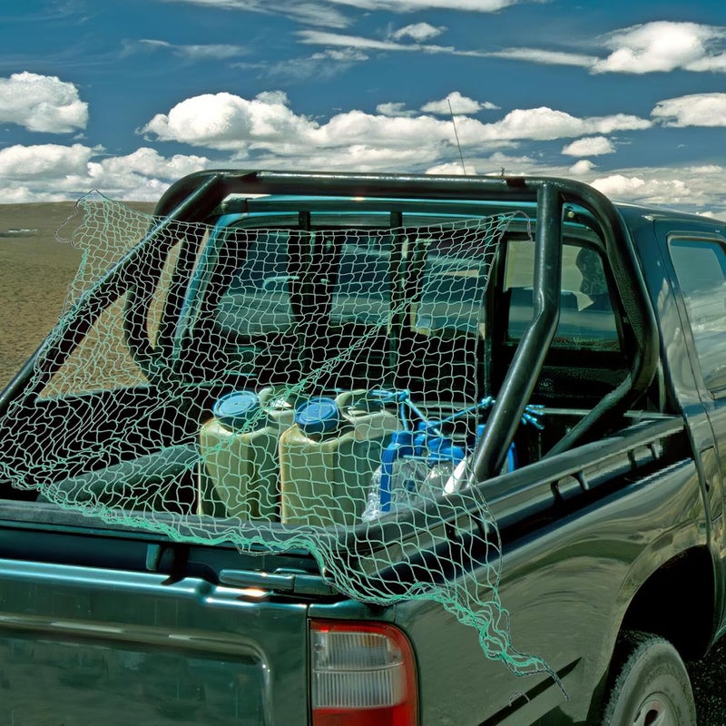 Elastic Truck Bed Net 1.5x2.2m Heavy-Duty Elastic Mesh Cargo Net for Trailer Pickup SUV Automotive Cargo Storage Organizer with Safety Load Protection - Image 5