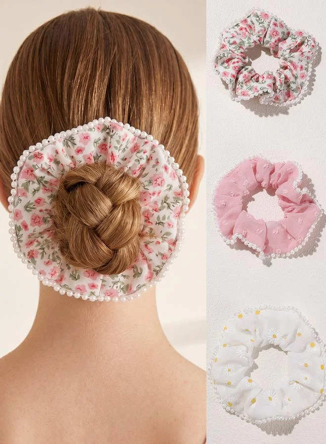 Take Two 3-Piece Printed Scrunchie Set