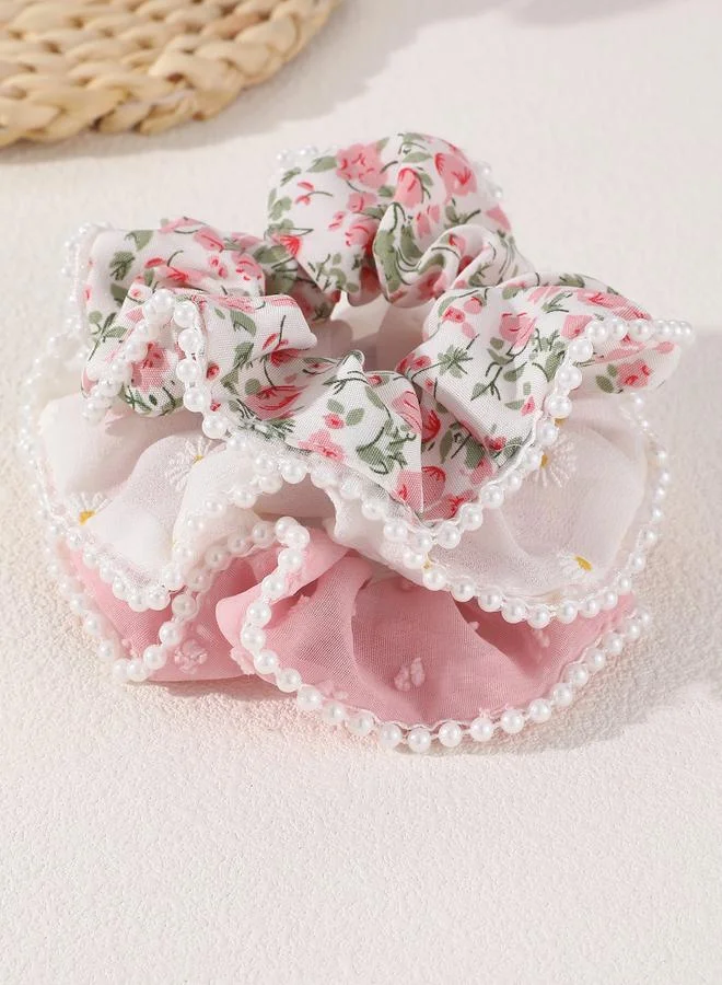 Take Two 3-Piece Printed Scrunchie Set