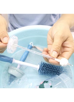 Auerllcy Silicone Bottle Cleaning Brush 12" Long Handle Water Bottles Cleaner For Baby Bottles Sports Bottle Vase Glassware And Smaller Diameter Bottle Openings  - Image 5