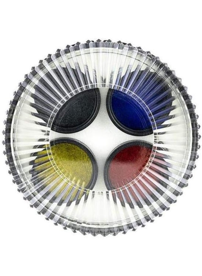 Celestron Celestron 94119-10 Lunar and Planetary Eyepiece Filter Set, 4 Pieces - Includes Deep Yellow (12), Orange (21), Blue (80A) and Neutral Density Polarising Filters for 1.25-inch Eyepieces  - Image 1
