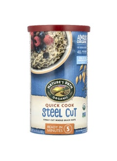 Nature's path Nature's Path, Organic Whole Grain Oats, Quick Cook Steel Cut, 24 oz (680 g)  - Image 1