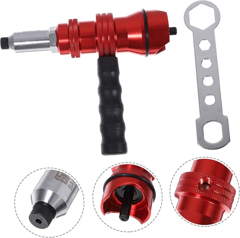 مجموعة محولات برشام الألمنيوم الكهربائية للتدريبات اللاسلكية، إطلاق سريع، أداة يدوية متينة - Image 4