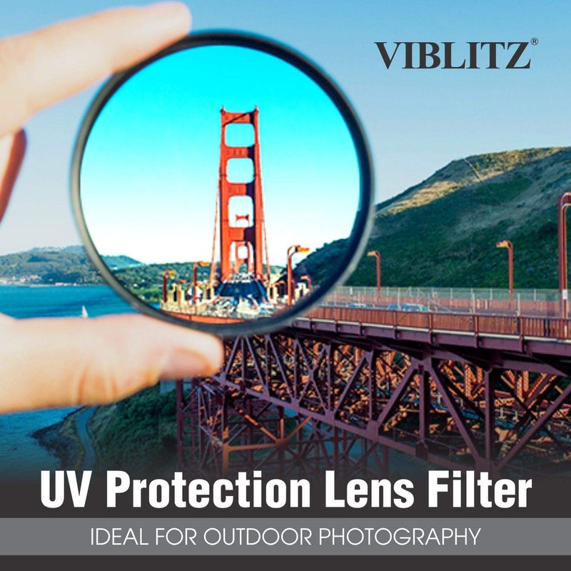 Viblitz ® Ultra Slim UV Filter Protection Slim Frame (72 MM) - Image 5