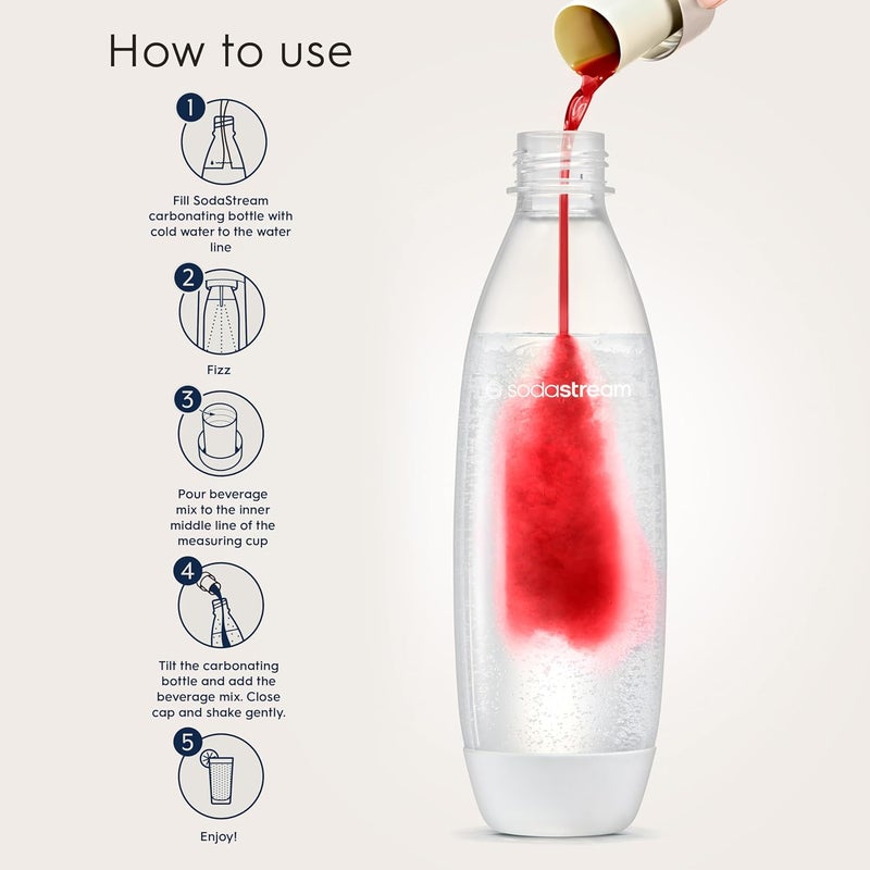 SodaStream Cranberry Raspberry Zero Calorie Drink Mix, 440ml 4-Pack - Image 5