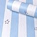 Yifely SimpleLife4U Self-Adhesive Shelf Liner Removable Contact Paper for Covering Old Dresser Drawers, Blue Stripe - Image 2