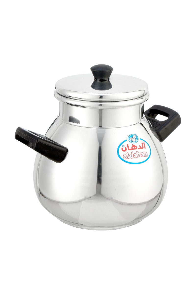 El dahan Medium Aluminum Bean Tong with Black Bakelite Handle - 2 Pieces, 1 Piece, Silver 6221124001030 - Image 1