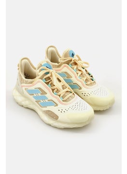 Women Web Boost Sportswear Running Shoes, Off White