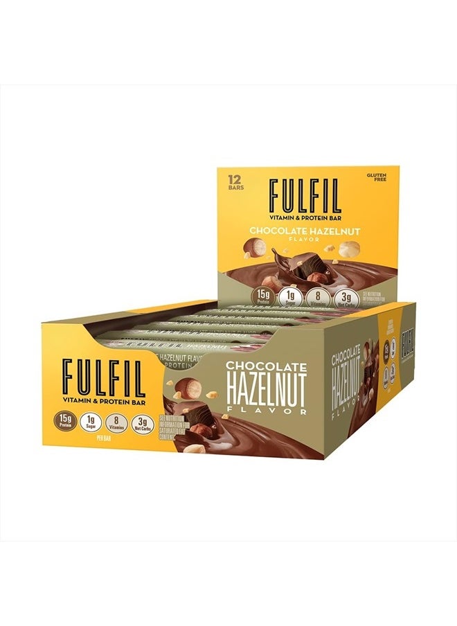 Fulfil Protein Bars FULFIL Chocolate Hazelnut 12 Bars, Each 40g  - Image 2