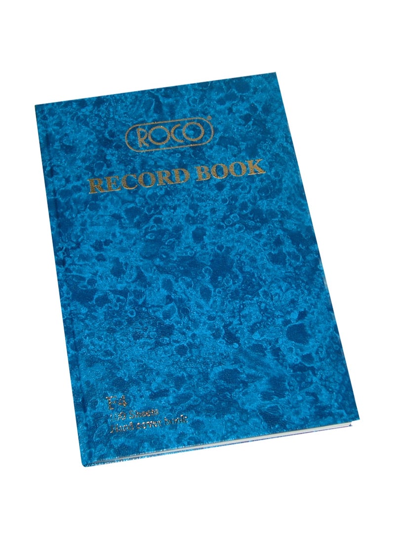 كتاب السجل F4 مقاس 200 صفحة (100 ورقة) 21.00 سم (8.26 بوصة) × 32.60 سم (12.83 بوصة)