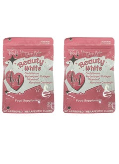 Beauty Vault You Glow Babe Beauty White 4 in 1 Glutathione and Collagen Slimming 30 Capsule 2 pieces 