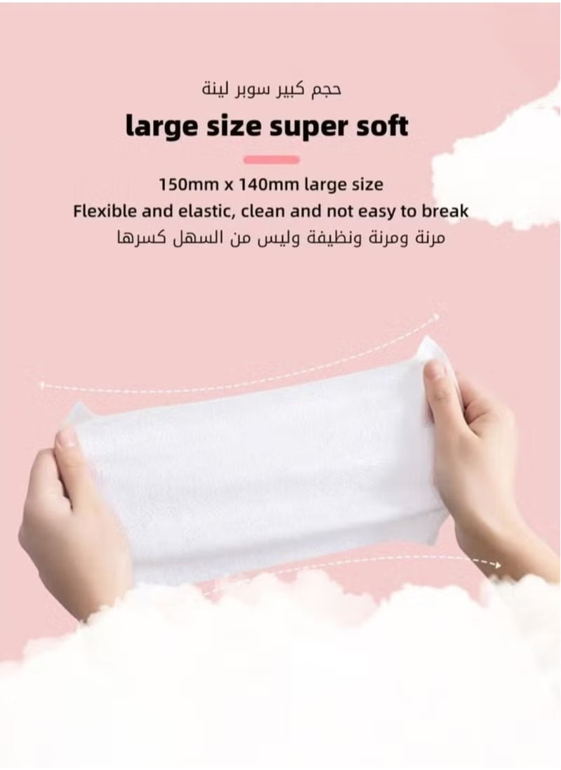 Realfrog - Portable Mini Wet Wipes, Hand & Mouth Cleansing Tissue Paper for Babies, Students, and Children High Quality - Image 1