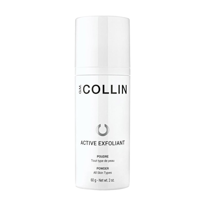 GM COLLIN Active Exfoliant Powder  Exfoliating Face Cleanser with Salicylic Acid and Papaya Enzyme  Gentle Daily Facial Scrub with Niacinamide