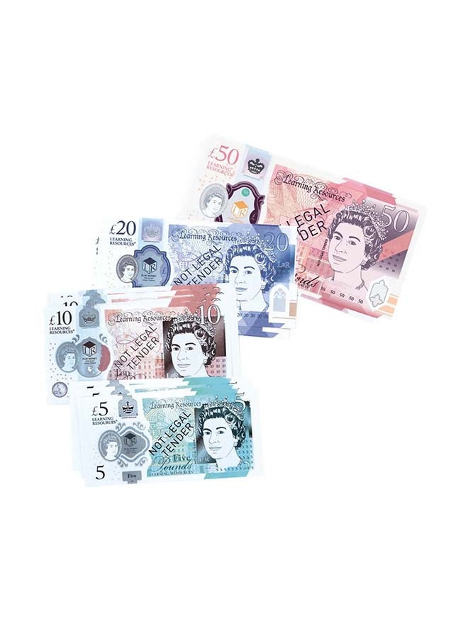 Learning Resources Uk Money Set (50 Paper Notes, Realistic Design, Ages 5+) - Image 2