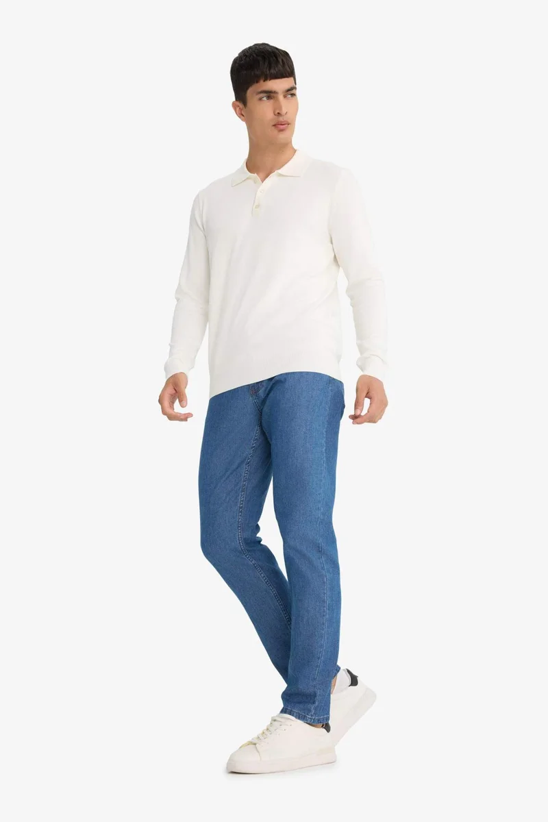 ديفاكتو Tapered Fit Wide Leg Jeans