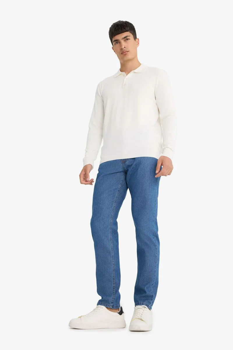 ديفاكتو Tapered Fit Wide Leg Jeans