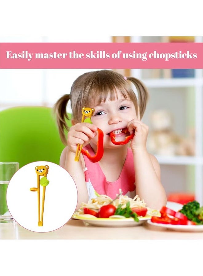 2 Pairs of Children's Training Chopsticks, Reusable, Beginner Chopsticks Auxiliary Artifact, Suitable for Adults or Children - Image 4