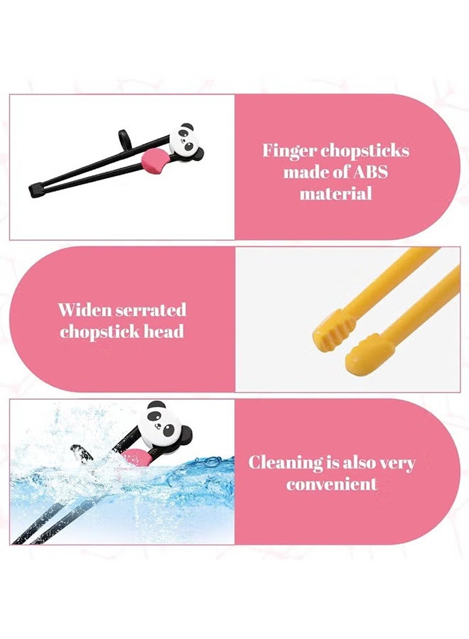 2 Pairs of Children's Training Chopsticks, Reusable, Beginner Chopsticks Auxiliary Artifact, Suitable for Adults or Children - Image 3