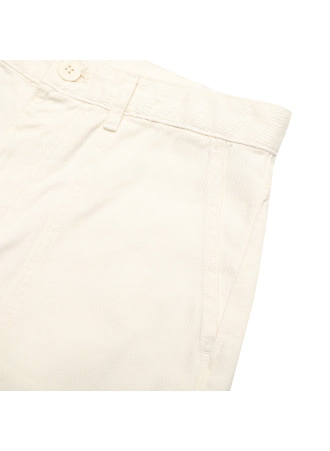 Zara men's Loose Fit Washed Cotton Solid Color Casual Versatile Denim Pants - Image 5