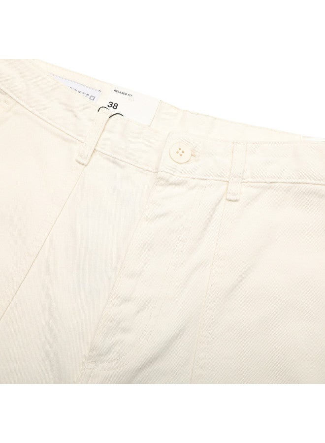 Zara men's Loose Fit Washed Cotton Solid Color Casual Versatile Denim Pants - Image 4