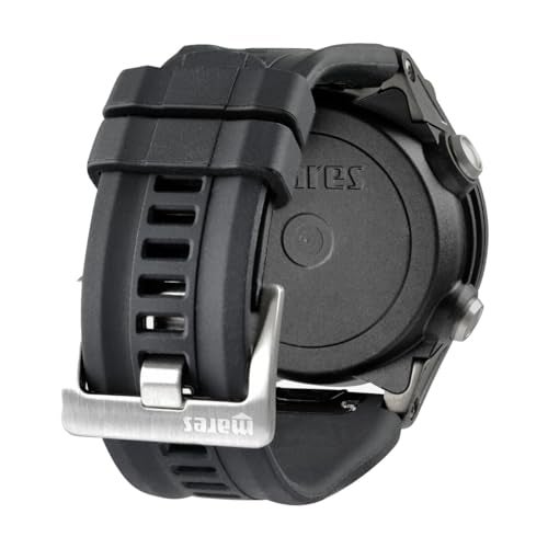 Mares Sirius Watch-Style Wrist Dive Computer for Recreational Divers | Underwater, Snorkeling/Scuba Diving Accessory, Black/Silver - Image 2