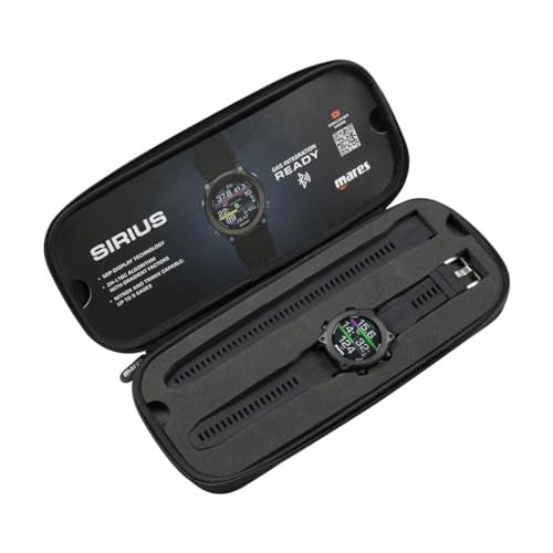 Mares Sirius Watch-Style Wrist Dive Computer for Recreational Divers | Underwater, Snorkeling/Scuba Diving Accessory, Black/Silver - Image 5