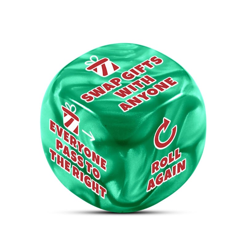 NUBARKO Santa Swap Gift Exchange Dice Exchange Gifts Family Game Gag Gifts for Christmas Party Funny White Elephant Gift for Adults Exchange Dice Game Christmas Party Games Stocking Stuffers for Women Men Him - Image 3