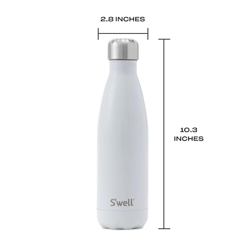 S'well Stainless Steel Water Bottle, 17oz, Angel Food, Triple Layered Vacuum Insulated Containers Keeps Drinks Cold for 36 Hours and Hot for 18, BPA Free, Perfect for On the Go - Image 5