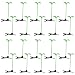 AUEAR, 20 Pack Green Bean Sprout Hair Clips Plant Hairpins Funny Little Grass Barrette hairpin for women Accessories - Image 2