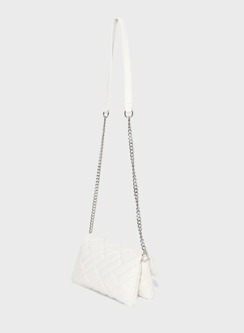 PARFOIS Chain Detailed Crossbody Bag
