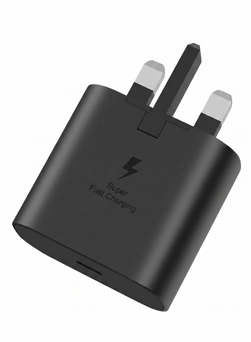 رياكلاود شاحن USB C فائق السرعة بقوة 45 واط لهواتف Samsung Galaxy S24 S23 S22، شاحن جداري Type C بمنفذ USB-C، محول طاقة USB C لسلسلة Galaxy S، الشاحن فقط بدون كيبل - Image 1