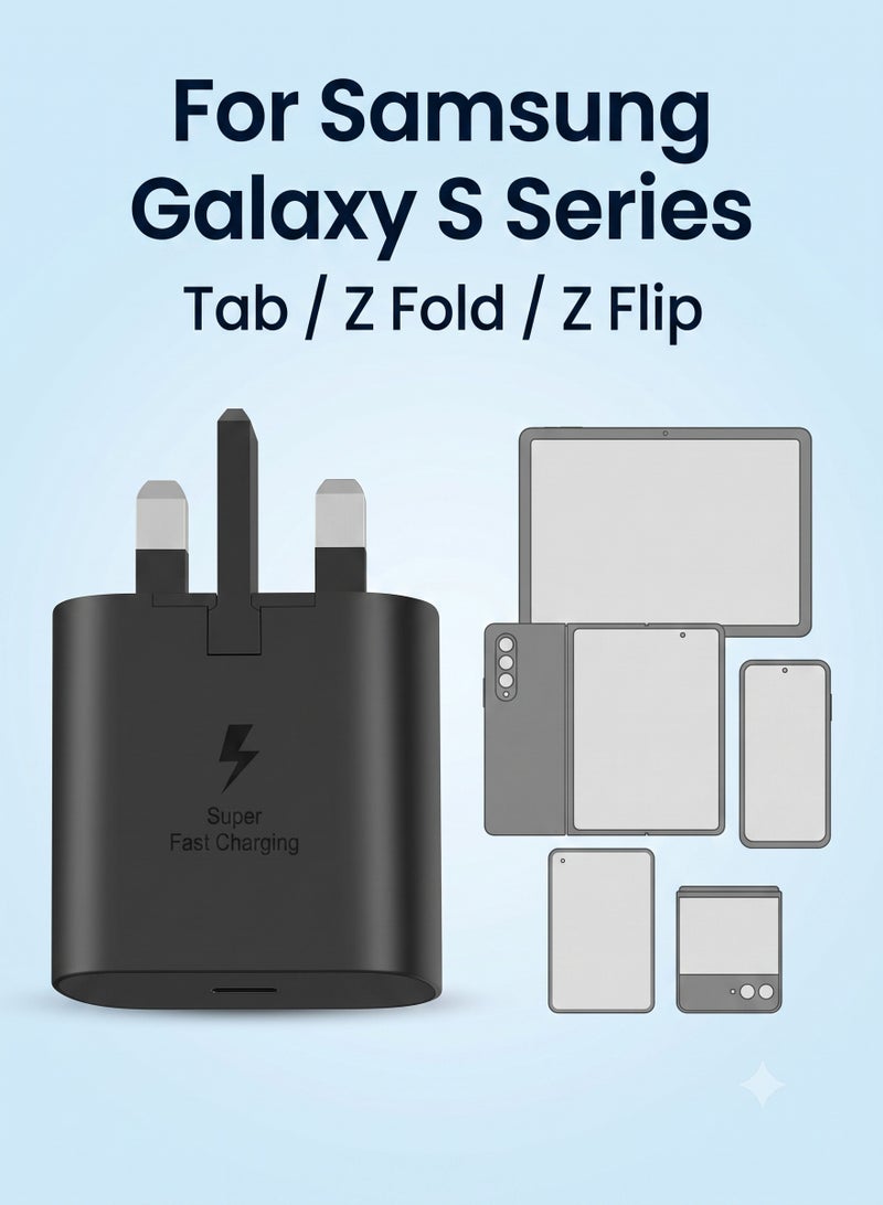 رياكلاود شاحن USB C فائق السرعة بقوة 45 واط لهواتف Samsung Galaxy S24 S23 S22، شاحن جداري Type C بمنفذ USB-C، محول طاقة USB C لسلسلة Galaxy S، الشاحن فقط بدون كيبل - Image 5