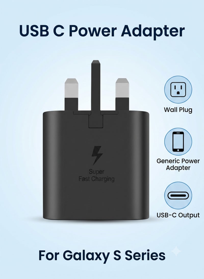 رياكلاود شاحن USB C فائق السرعة بقوة 45 واط لهواتف Samsung Galaxy S24 S23 S22، شاحن جداري Type C بمنفذ USB-C، محول طاقة USB C لسلسلة Galaxy S، الشاحن فقط بدون كيبل - Image 4