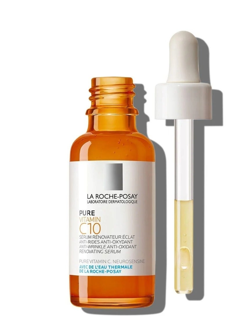 La Rochère La Roche Posay C10 % Pure Vitamin C Anti-Aging Face Serum For All Skin Types 30ml - Image 2