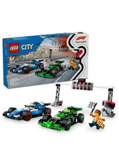 LEGO LEGO City F1 Grid with VCARB & Sauber Race Cars 60474 Building Set (313 Pieces)  - Image 1