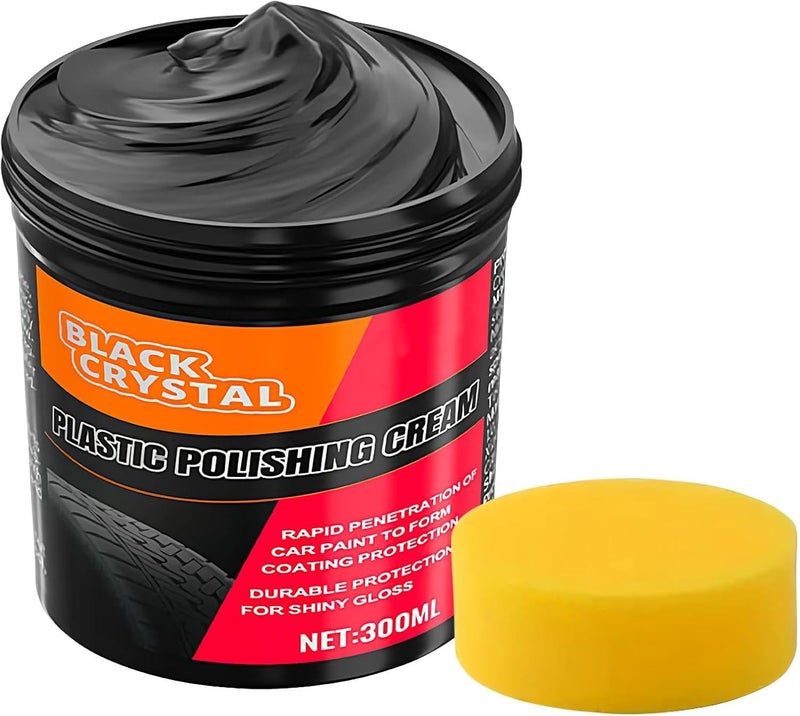 Trim Restorer – 300g Automotive Wax, Leather, Scratch Repair Paste, Protective Coating Formula, Long Lasting Shine Enhancer | Ideal Choice Vehicle Detailing Metal Parts Headlights - Image 1