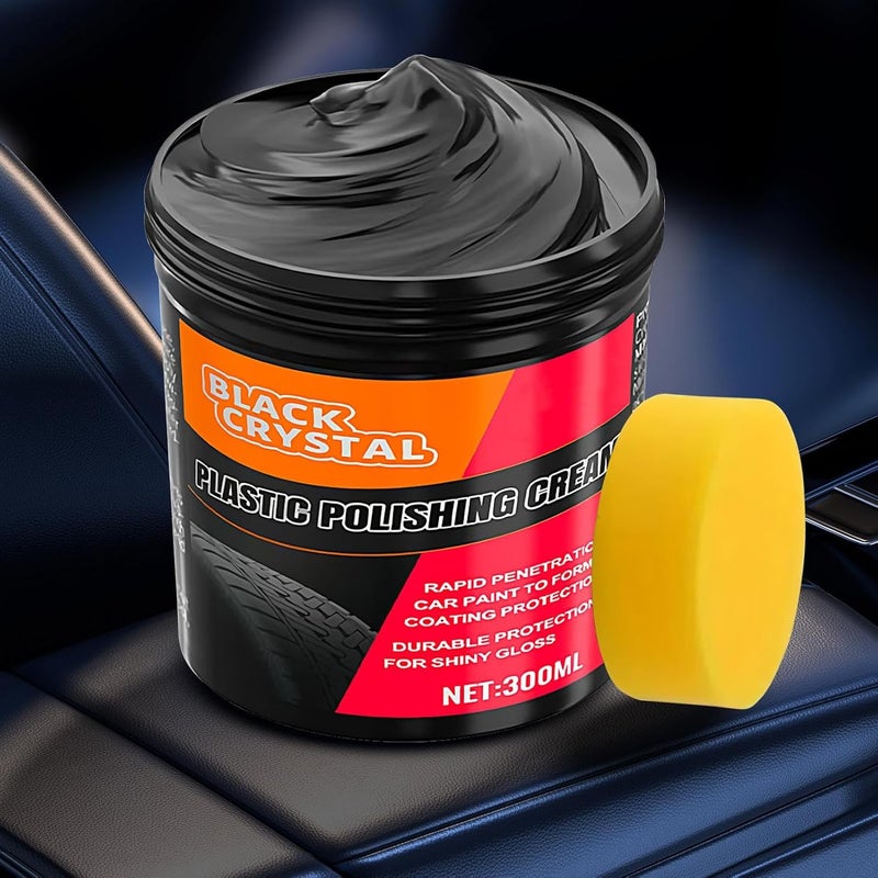 Trim Restorer – 300g Automotive Wax, Leather, Scratch Repair Paste, Protective Coating Formula, Long Lasting Shine Enhancer | Ideal Choice Vehicle Detailing Metal Parts Headlights - Image 2