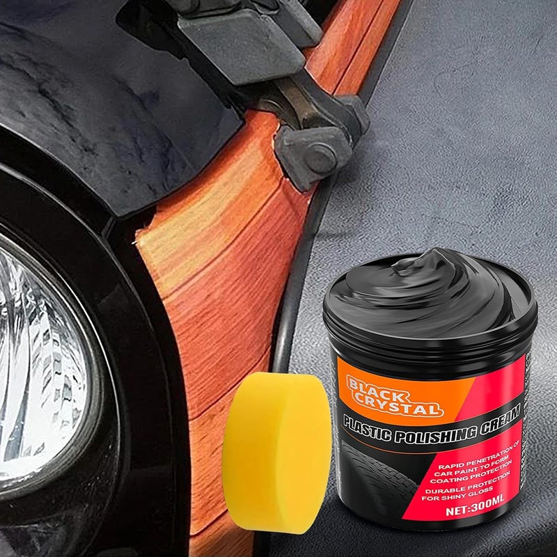 Trim Restorer – 300g Automotive Wax, Leather, Scratch Repair Paste, Protective Coating Formula, Long Lasting Shine Enhancer | Ideal Choice Vehicle Detailing Metal Parts Headlights - Image 5