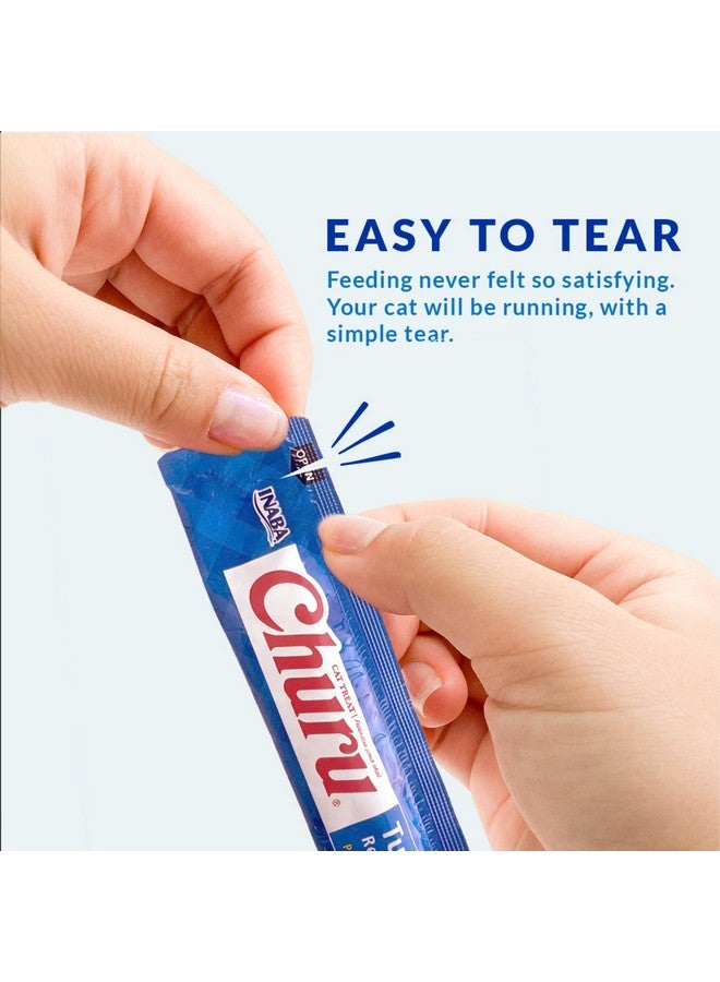 INABA Churu Cat Treats, Lickable, Squeezable Creamy Purée with Vitamin E, 0.5 Ounces per Tube, 100 Tubes Total, Tuna Variety - Image 5