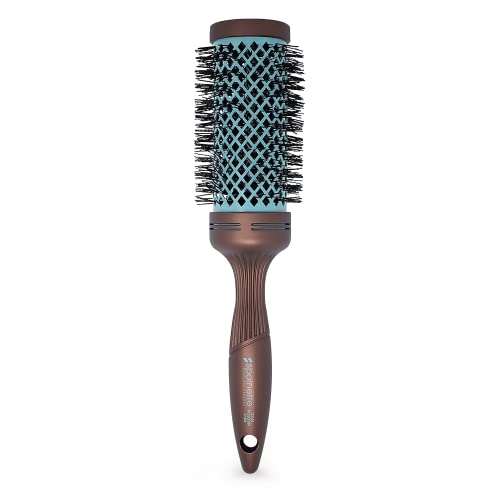 Spornette Ion Fusion Ceramic Round Brush for Blow Drying - Round Hair Brush for Blow Outs, Volume & Curling - Ion Bristles Help to Smooth Hair and Eliminate Frizz & Static (2.5 Inch) - Image 1