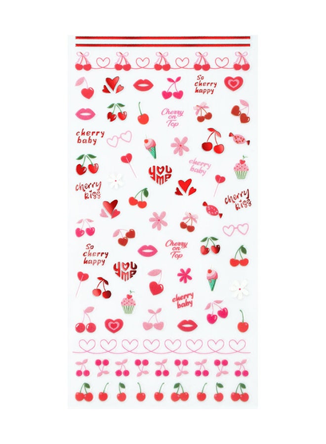 Essence So Cherry Happy 01 cherry scented nail stickers - Image 2