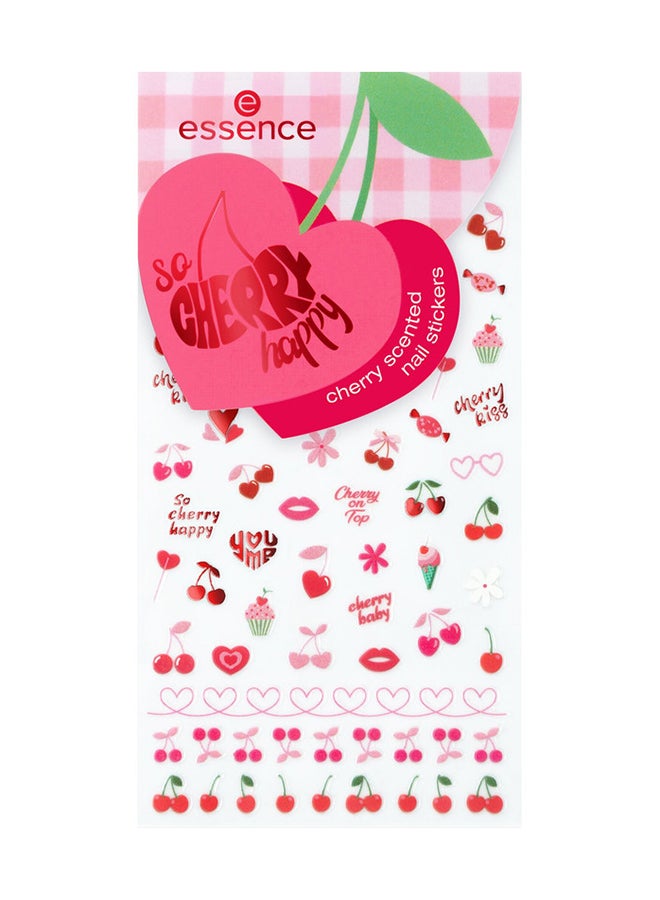 Essence So Cherry Happy 01 cherry scented nail stickers - Image 1